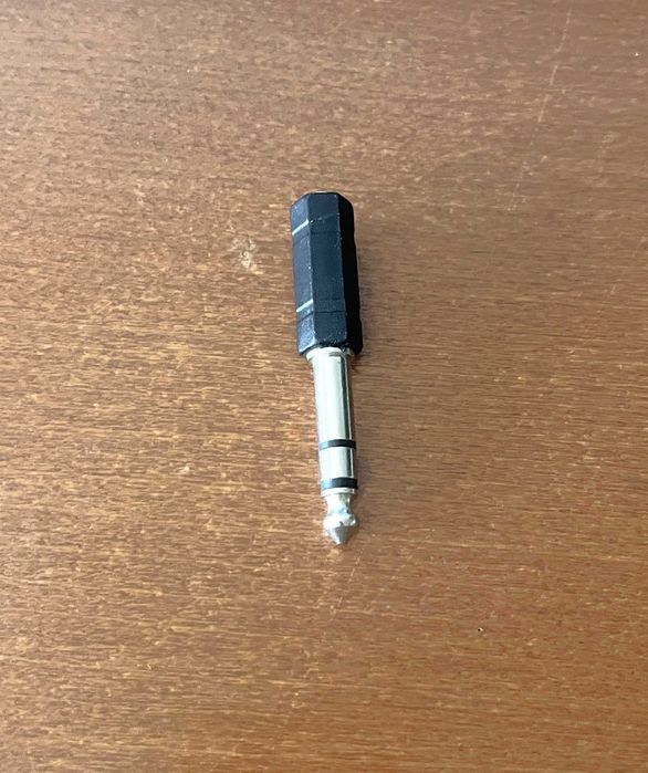 Adaptador Jack 6.3 macho - Jack 3.5 fêmea - STEREO