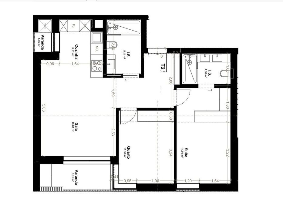 Apartamento T2 localizado numa das zonas mais procuradas em Aveiro