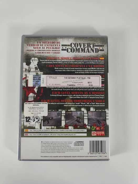 Covert Command para a Playstation 2 - Edição PAL