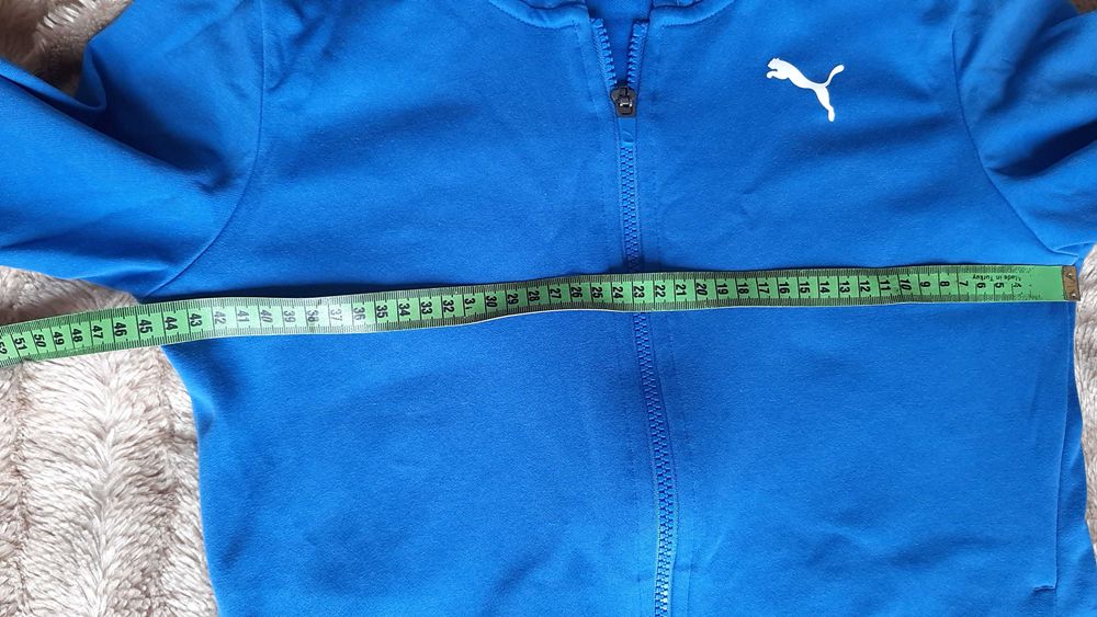 Худи на змейке PUMA синего цвета