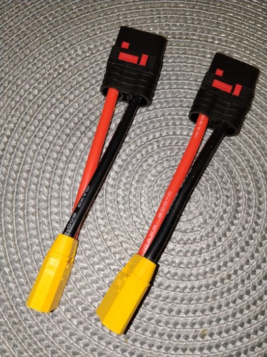Перехідник QS8-S F (мама) до XT90H-M (тато) кабель 10AWG