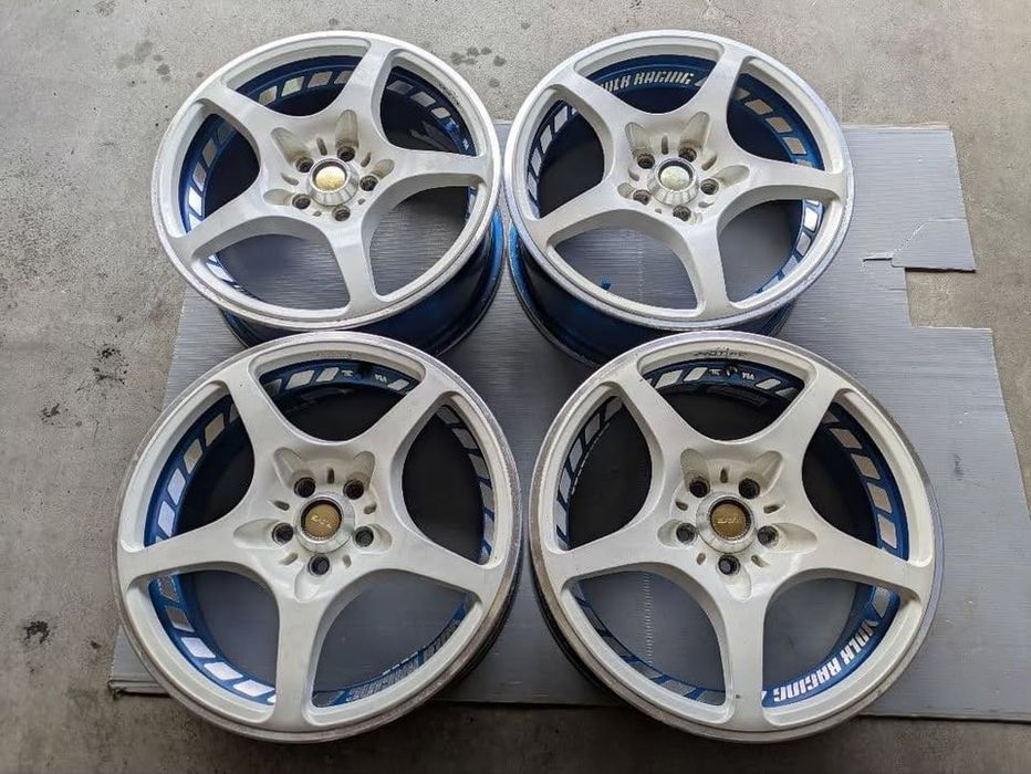Felgi JDM - Volk Rays Challenge F-Zero 5x100 | 17x7 | Fajny stan
