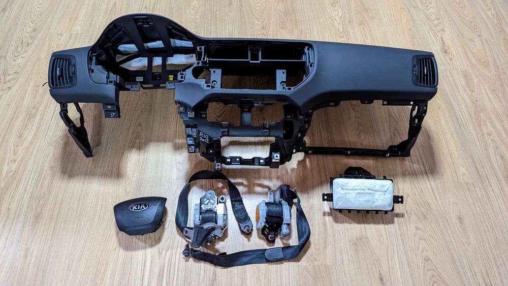 Conjunto Kit Airbags Tablier Kia Rio Original