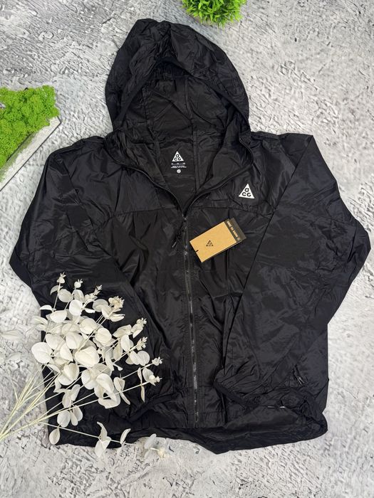 Ветровка Nike ACG черная мужская вітровка чоловіча Найк Асдж