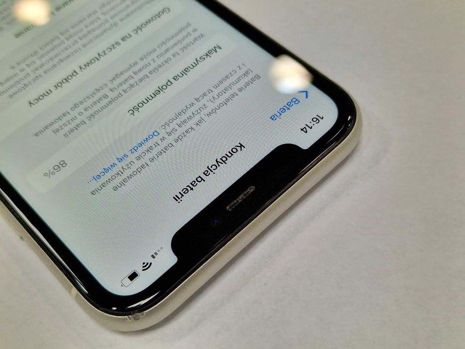 Iphone 11 256GB/ White/ Bat 86%/ Grade A-/ Gwarancja + ładowarka