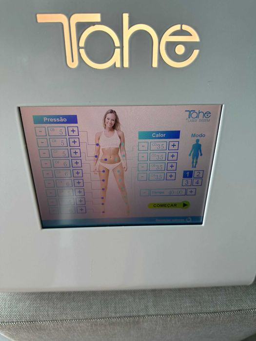 Pressoterapia + infraverm Tahe + marquesa regulável + radiofrequência