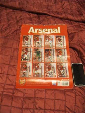 книга календарь альбом ФУТБОЛЬНЫЙ клуб арсенал Arsenal фото футболисты