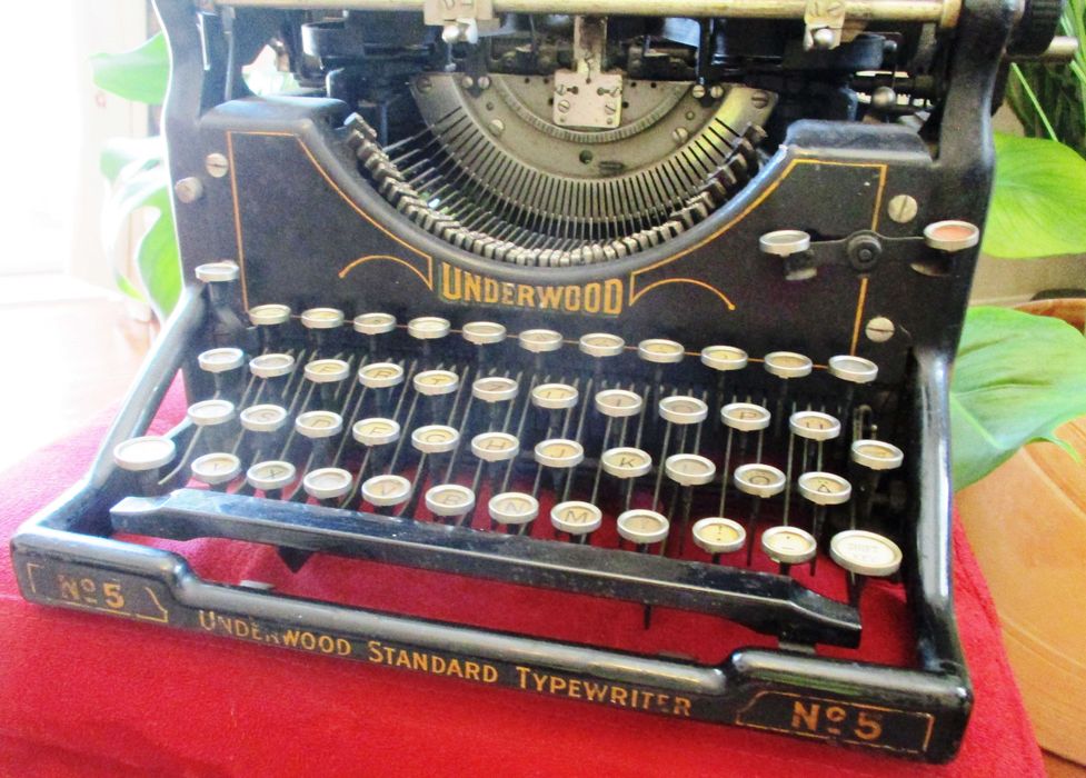 Maquina de escrever Underwood -No.5 - 1925