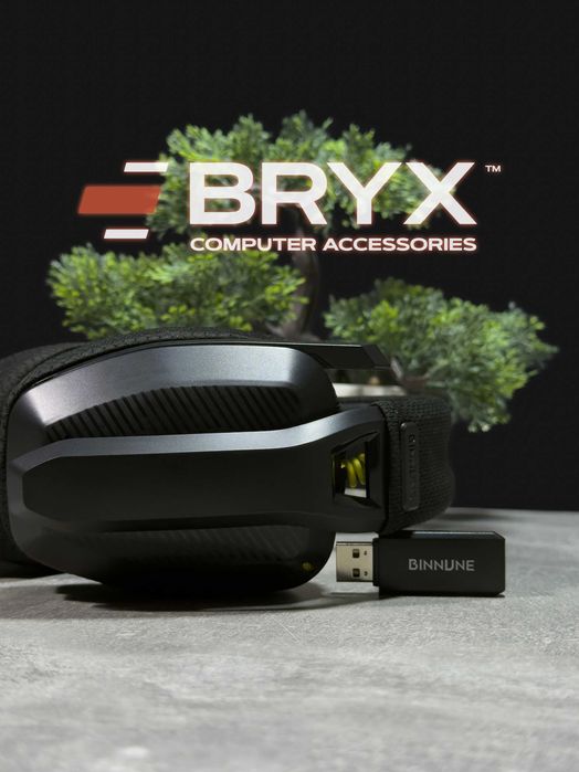 ‼️БЕЗДРОТОВІ Навушники BINNUNE BW06 ігрові з відкидним мікрофоном