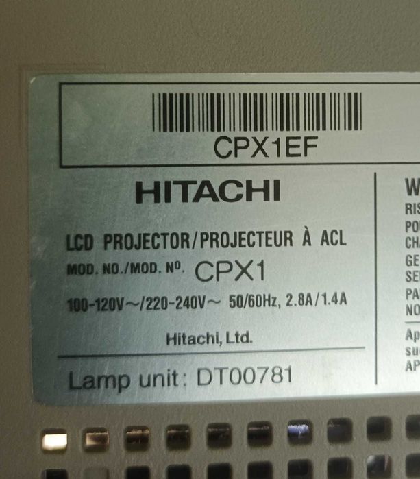 Retroprojetor LCD Hitachi