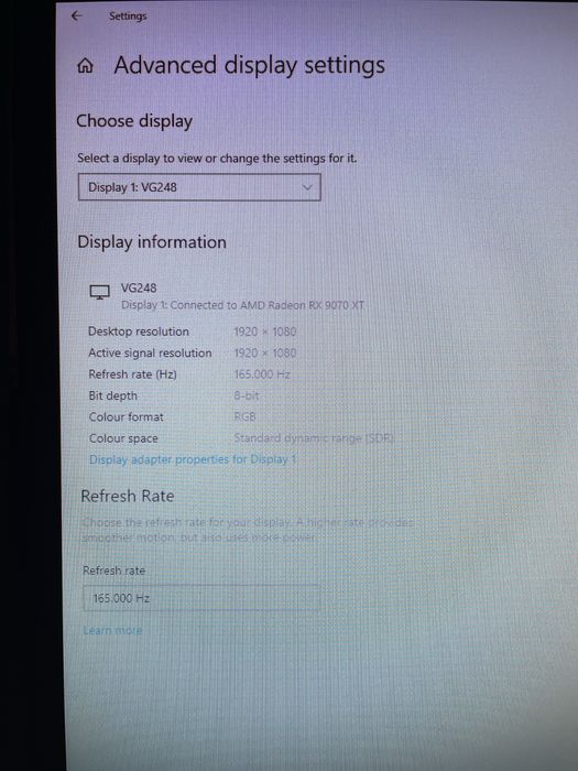 Monitor ASUS VG348 165hz