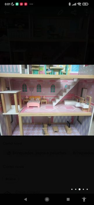 Casa bonecos como nova