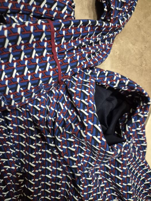 Rezerwacja Sukienka oryginalna damska długa Tommy Hilfiger