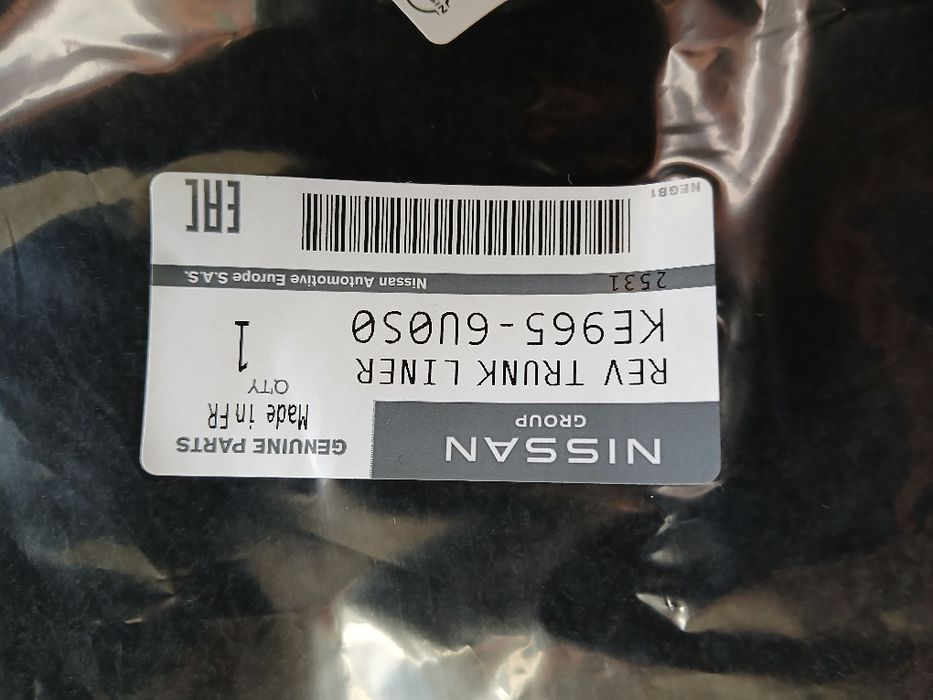Tapete Bagageira Nissan Qashqai J12
