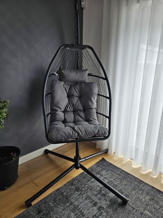 Cadeira de baloiço de jardim nova