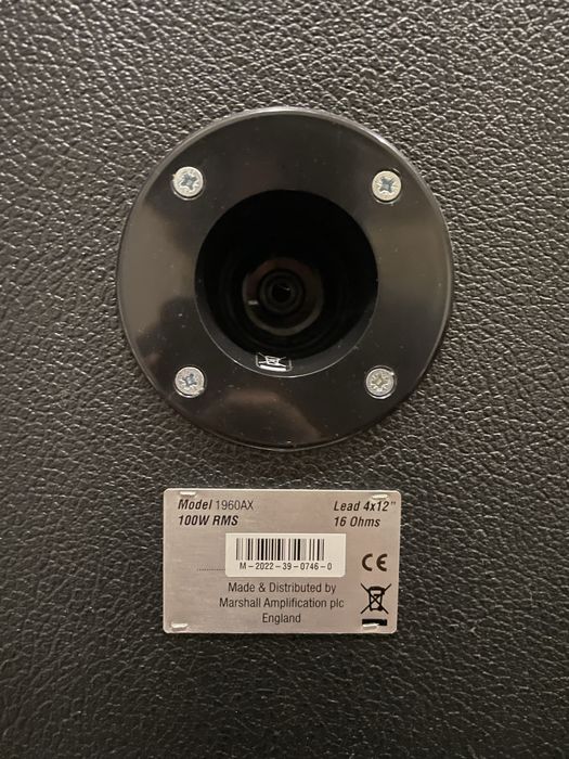 Amplificador Marshall- cabeça e colunas