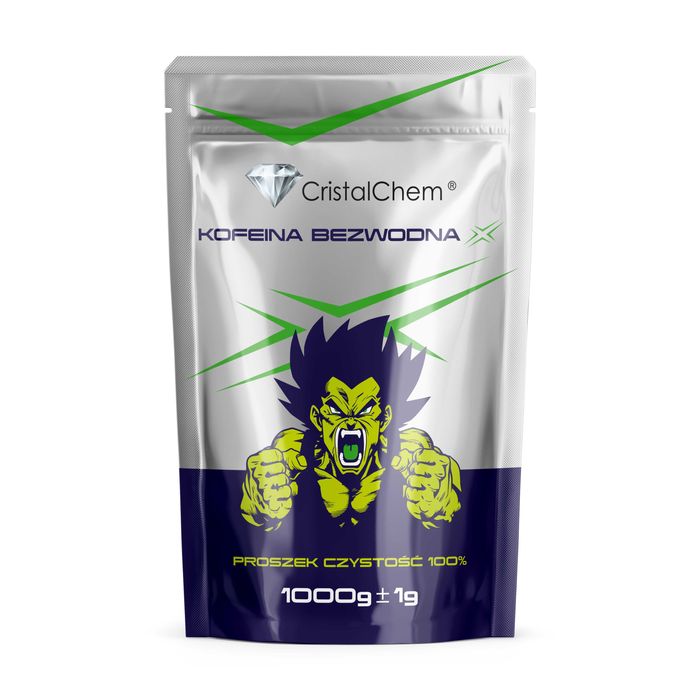 Kofeina Bezwodna X  # 1kg  # Nowość # Mocna # CristalChem®