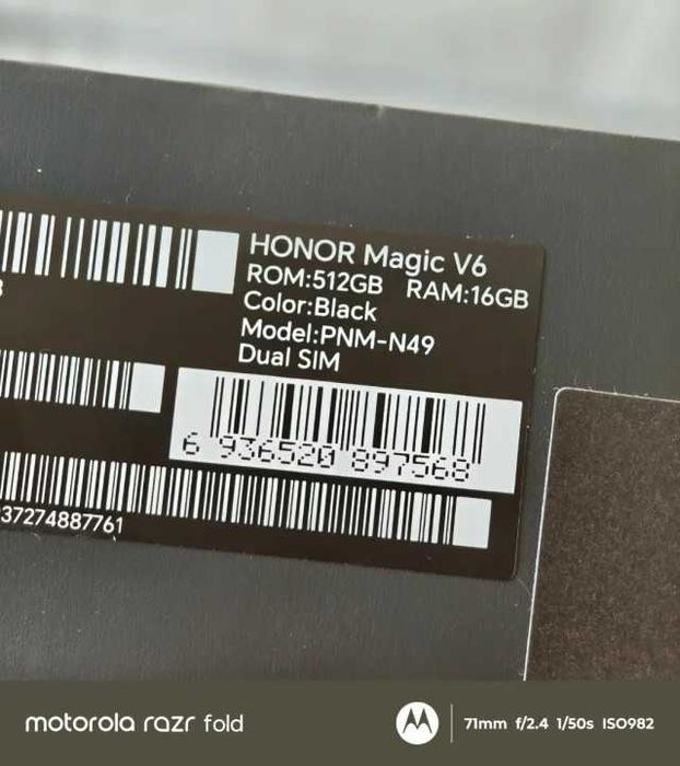 Honor Magic V6 (Versão Global) Novo