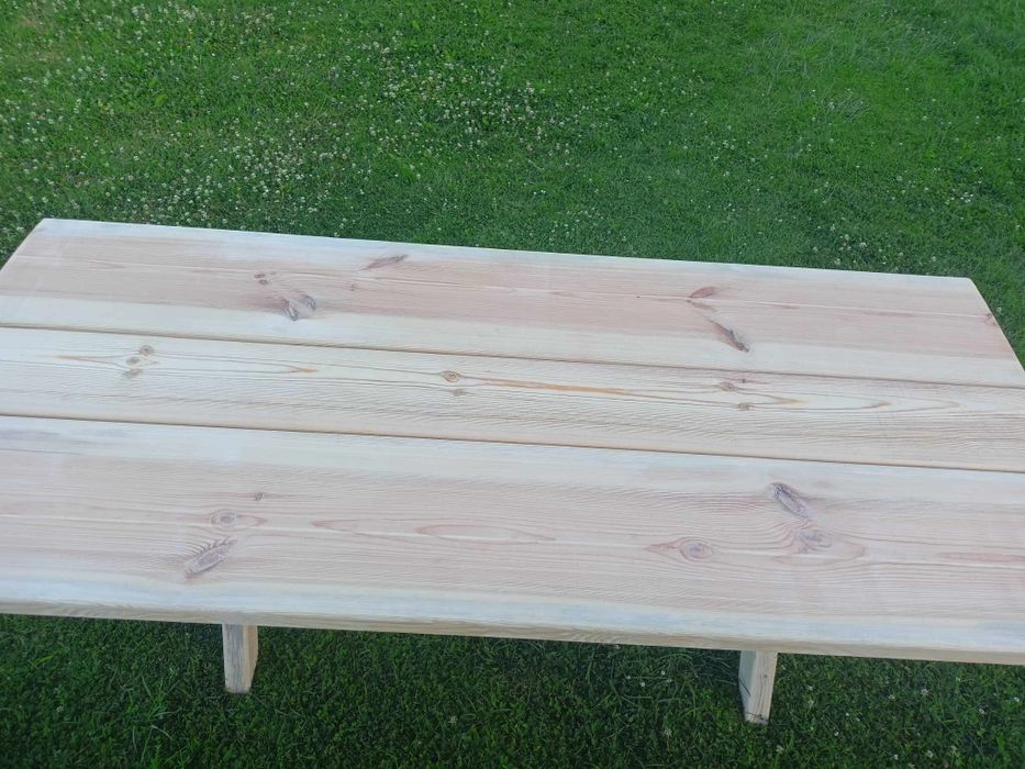 Meble Stół ogrodowy  drewniany szerokość 85cm