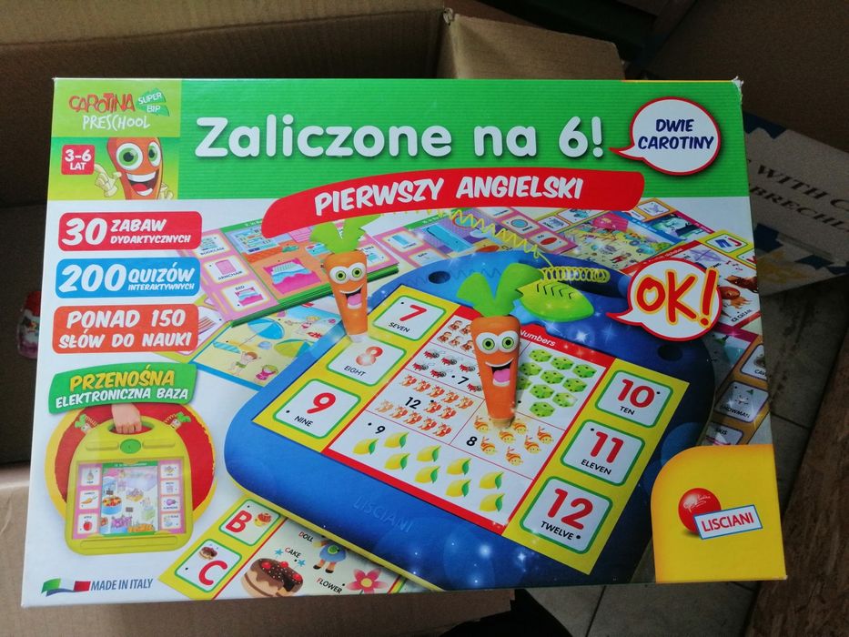 Gra elektroniczna do nauki j.angielskiego dla najmłodszych