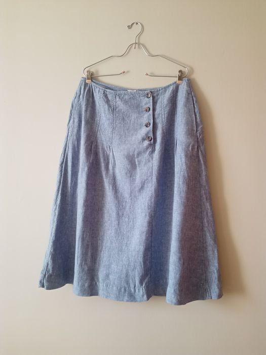 White Stuff lniana spódnica 100% len