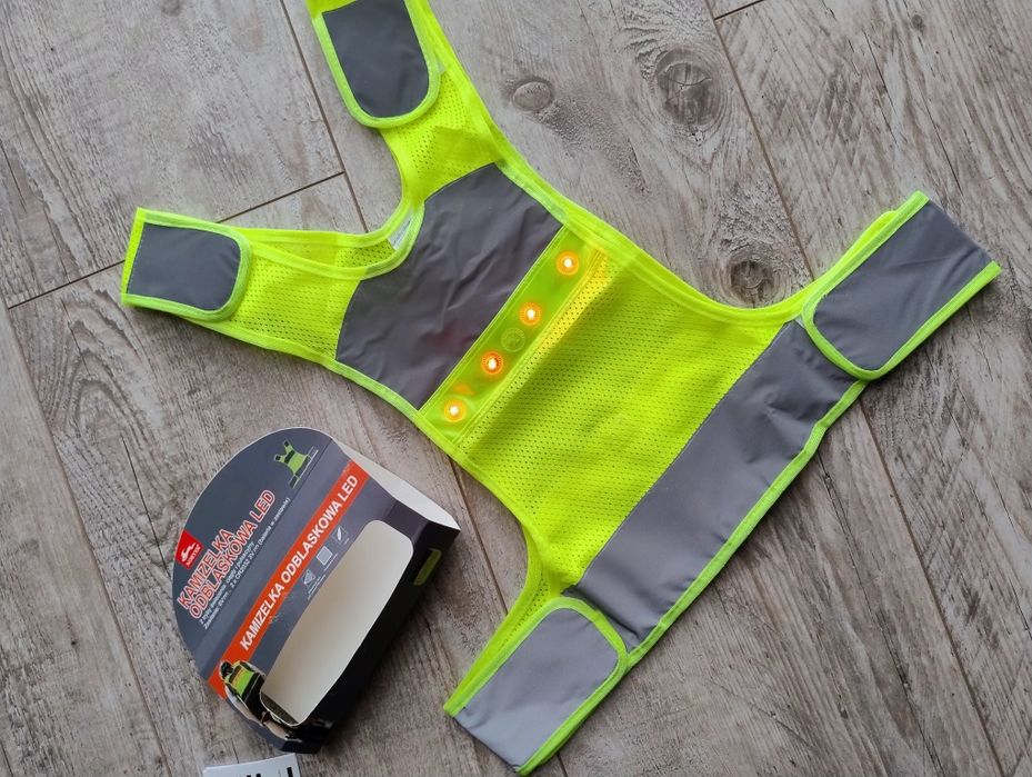 Kamizelka odblaskowa led