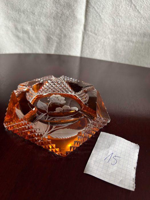 Kryształowa popielniczka Huta Julia 12 cm
