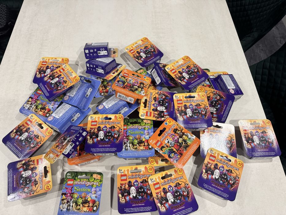 Lego minifigures spider man ninjago shrek