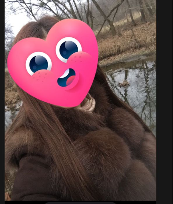 Напівшуба песець з рукавами