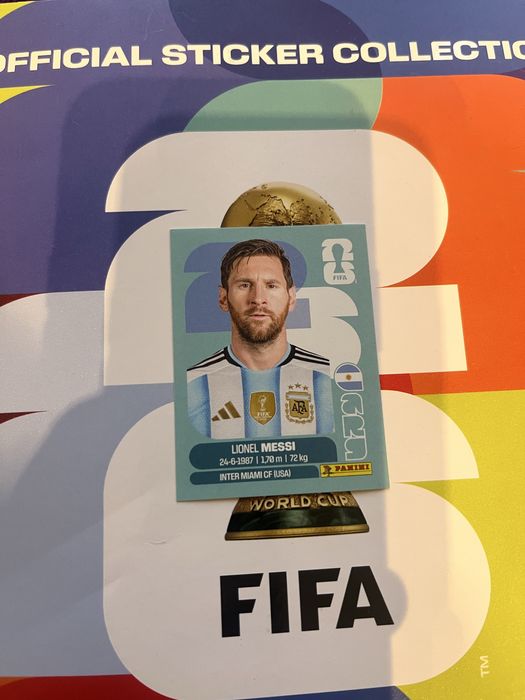 Messi panini 2026 cromo