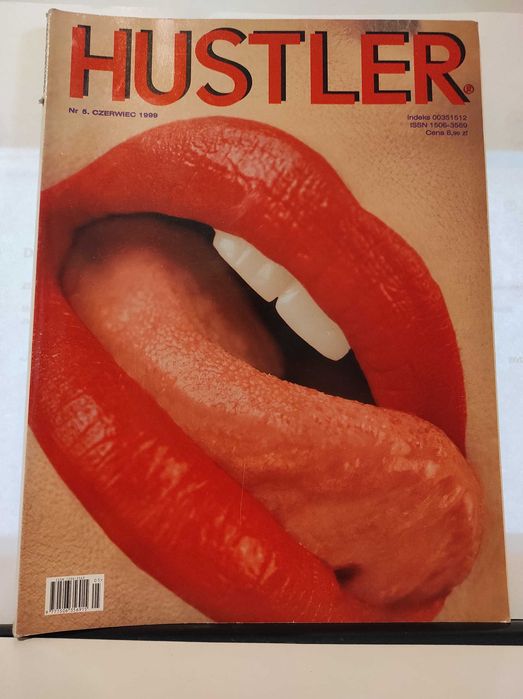 HUSTLER stare wydania gazet oraz 4xDVD