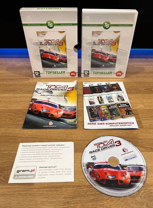 ToCA Race Driver 3 (PC PL 2005) slipcase BOX polskie wydanie TopSeller