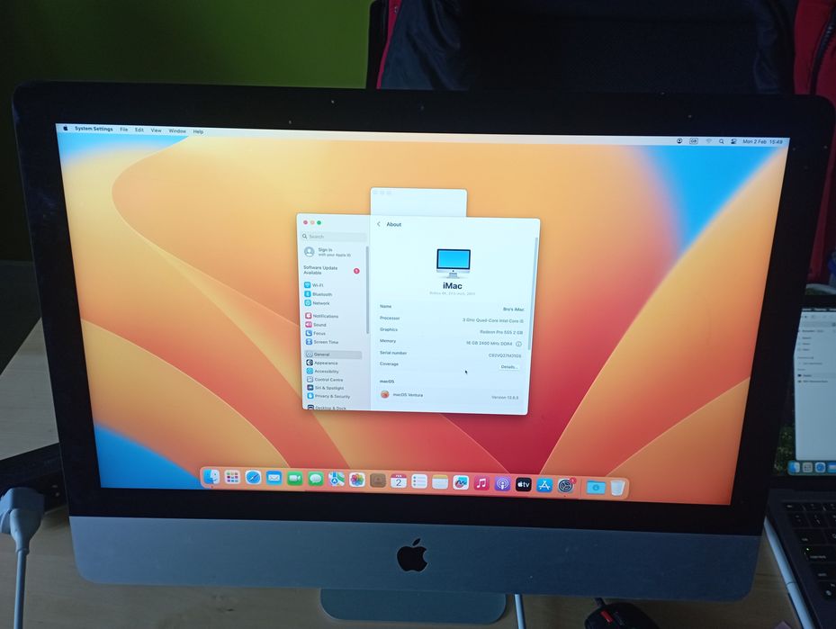 Imac 21,5 2017 повний комплект