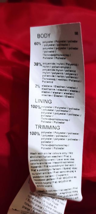 Suknia damska koronkowa czerwona rozm. S