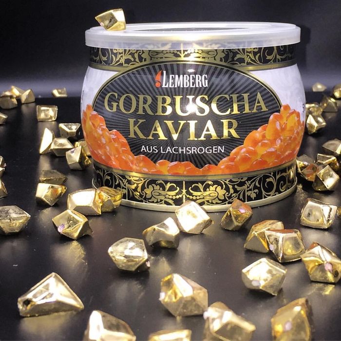 В наличии! Свежая икра горбуши 500 грамм ТМ Lemberg. Икра красная!