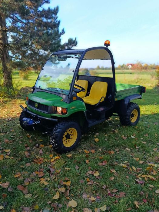John Deere Gator 850d utv użytkowy kiper wyciągarka pług