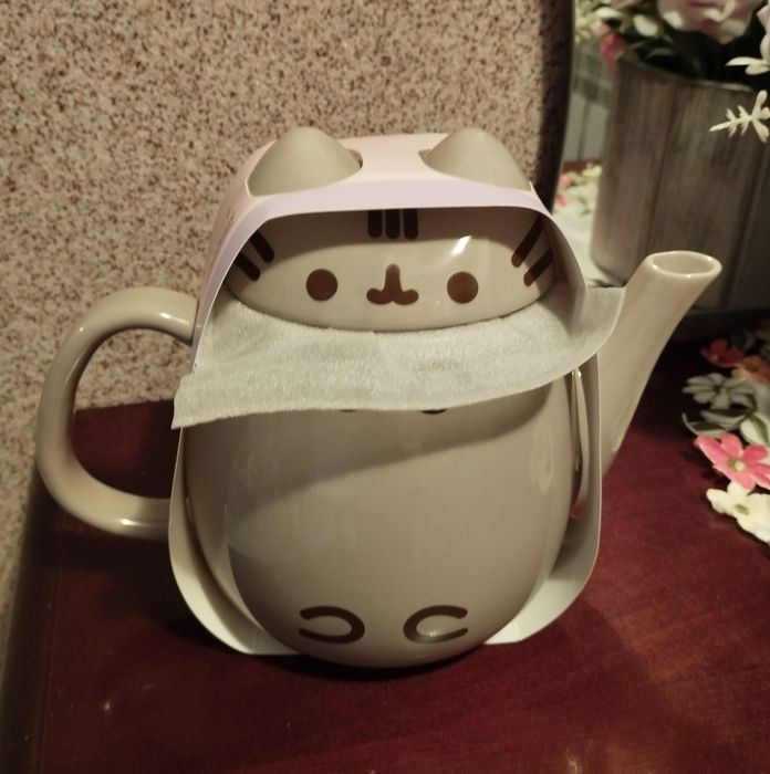 Czajnik porcelanowy pusheen