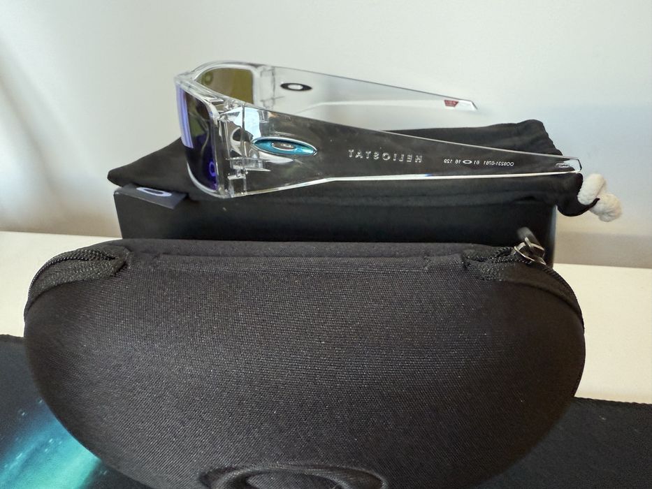 Okulary Oakley Heliostat Sapphire polarized - 100% oryginał