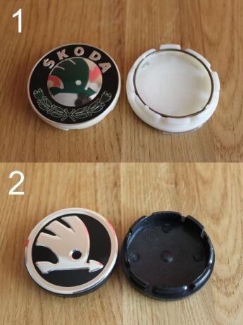 Колпачки заглушки в диски Skoda VRS V2 ковпачки Шкода