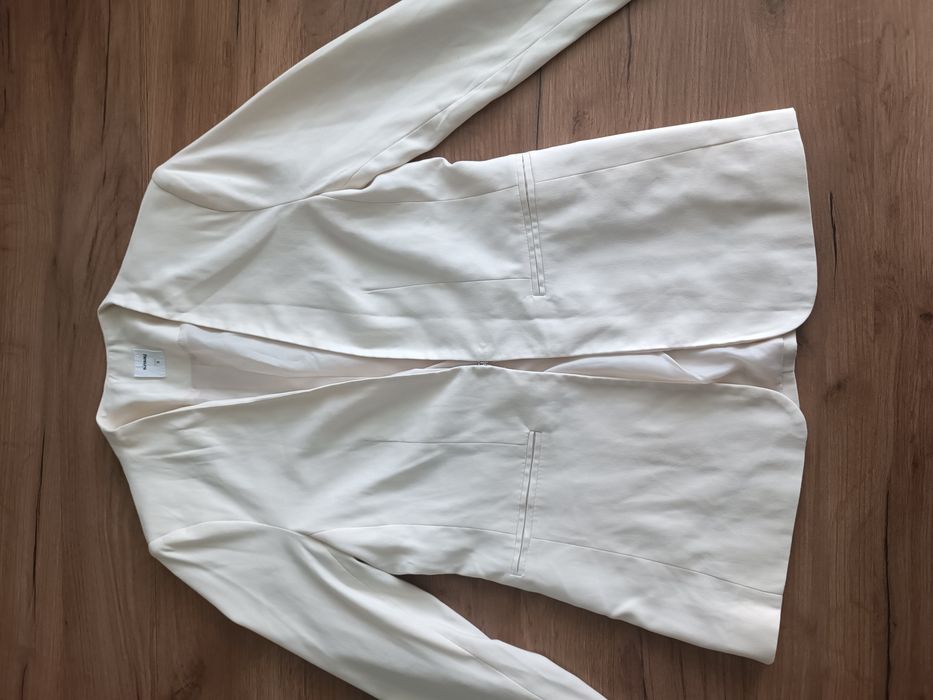 Marynarka żakiet Sinsay kremowa wesele komunia