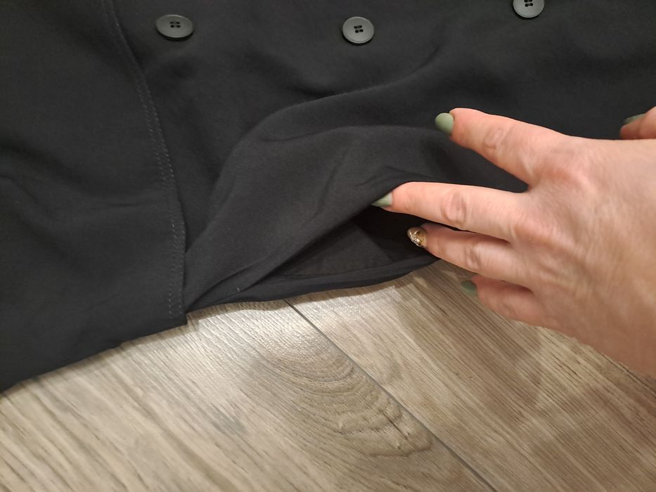 Czarna sukienka solar M/ L jak nowa gratis nowe pończochy calzedonia