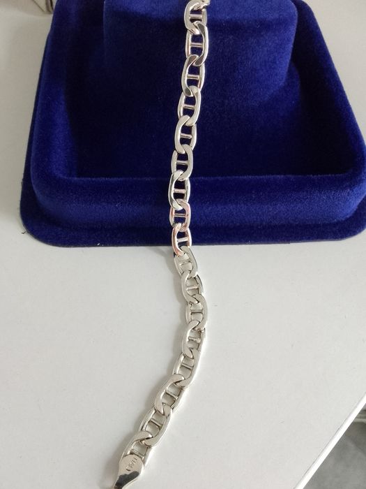 Srebrna bransoletka Gucci srebro 925 długość 22 cm   516
