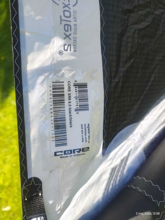 CORE xr8 8m kitesurfing latawiec - prawie nowy