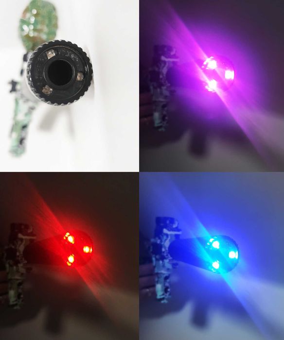 Автомат на орбізах М416 Graffiti Red з глушником, що світиться, 7.4V