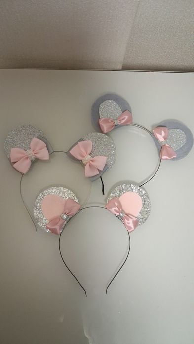 Обруч вушка мишки на новорічне свято для дівчинки