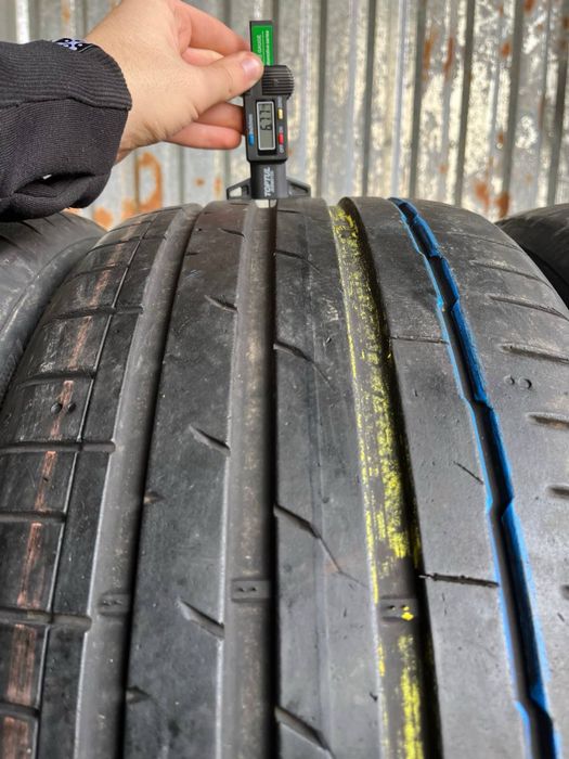 Шины БУ 255 45 R 19 HANKOOK s1evo3 EV T2 Лето Комплект резина