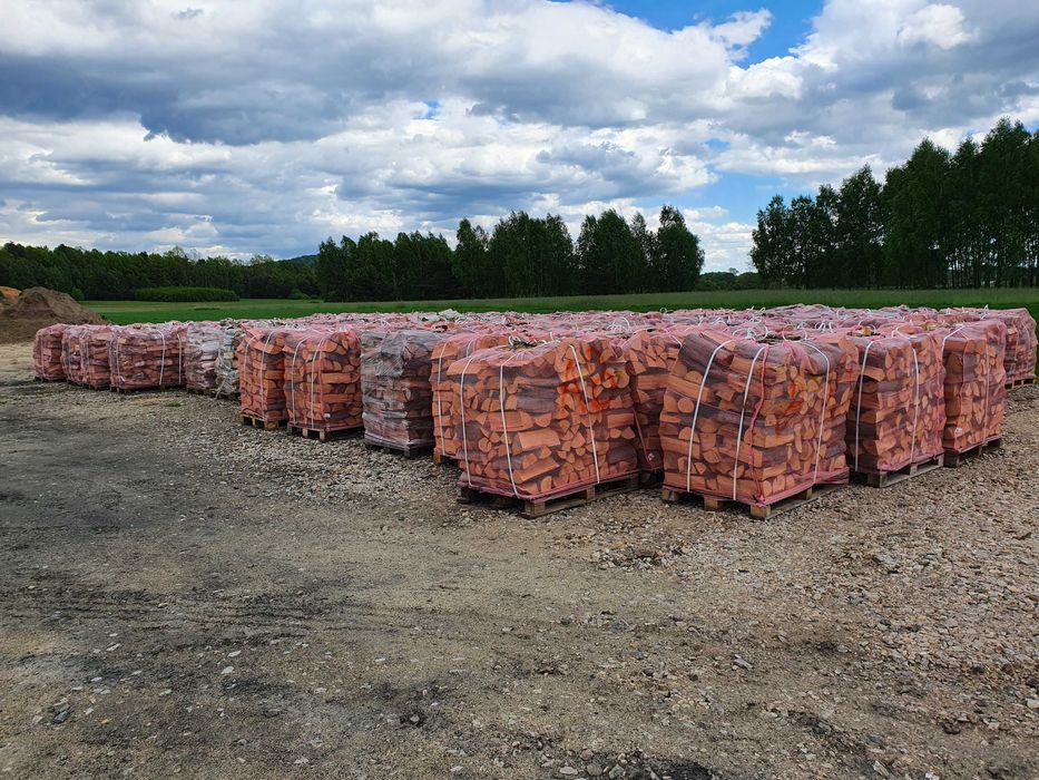 Drewno kominkowe opałowe Dąb, Buk, Brzoza, Sosna paleta