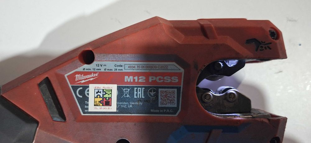Obcinak do rur INOX M12 PCSS-202X RAPTOR marki MILWAUKEE