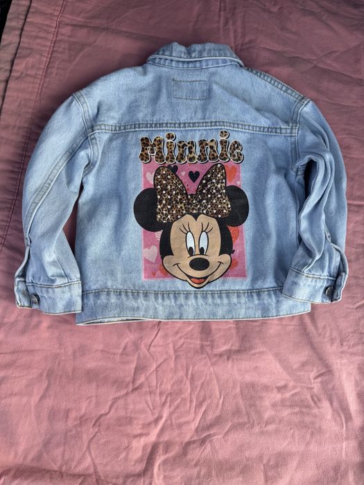 Джинсовка з Мінні, джинсовка для дівчинки, джинсова куртка з Мінні