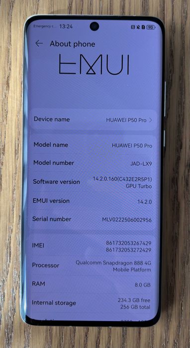 Huawei P50 pro,256 gb,dual sim
